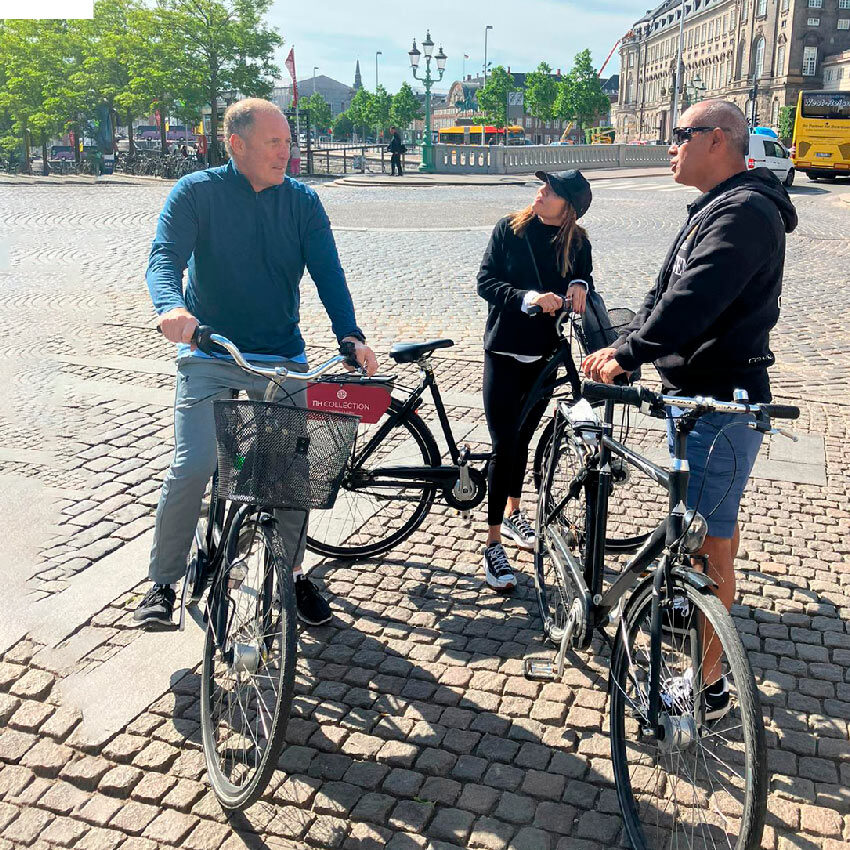 copenhagen on bike tour